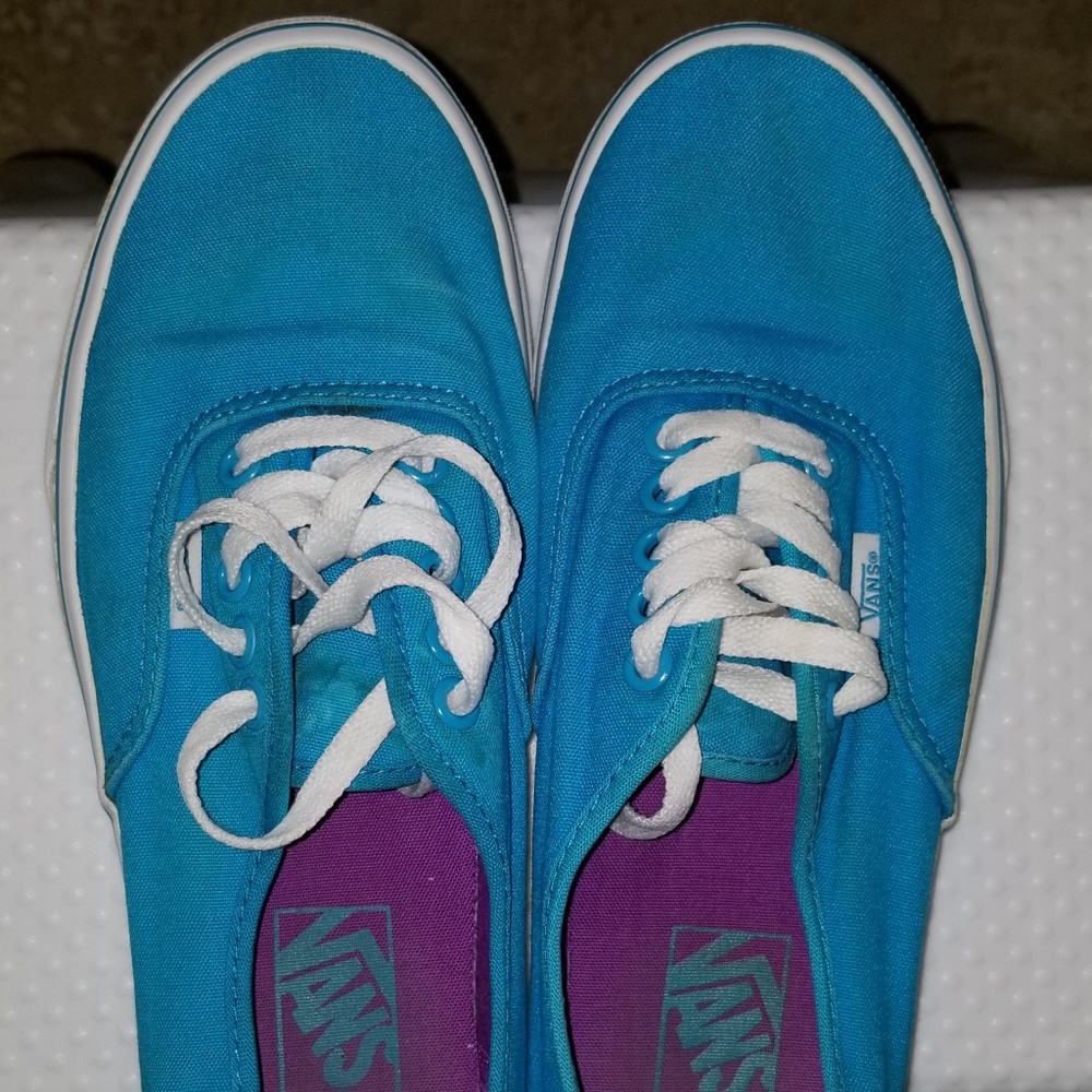Vans shoes - Turquoise - Gently Used